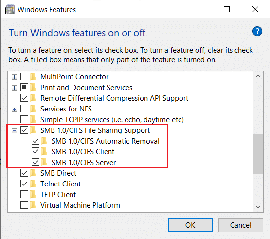Check the boxes for all the sub items. Fix Computers Not Showing Up on Network in Windows 10