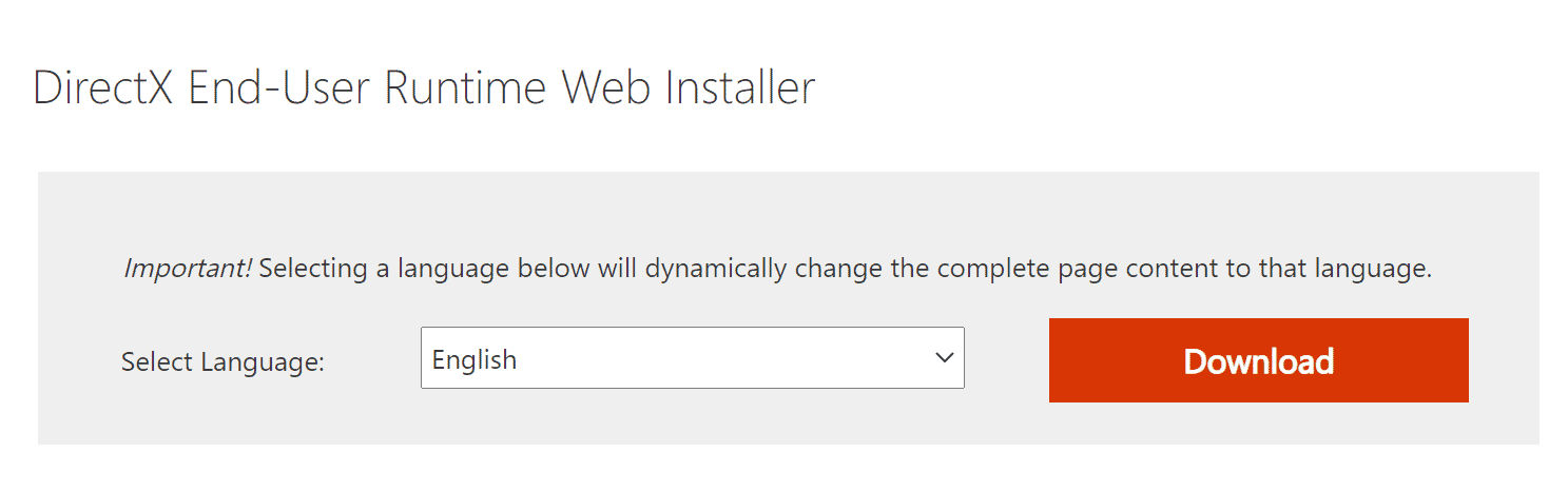 choose a language and then click on Download. Fix Origin Error 65546:0 in Windows 10