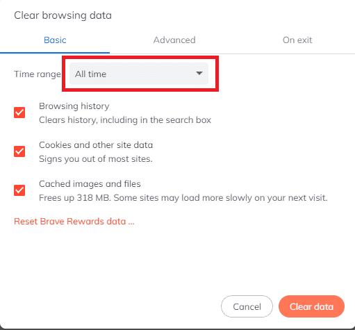 choose a suitable time range or choose all time. Fix Dropbox Error Downloading Your File