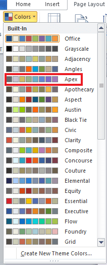 Choose a theme
