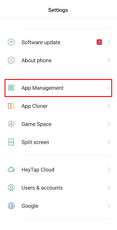 choose App Management | uninstall Words With Friends