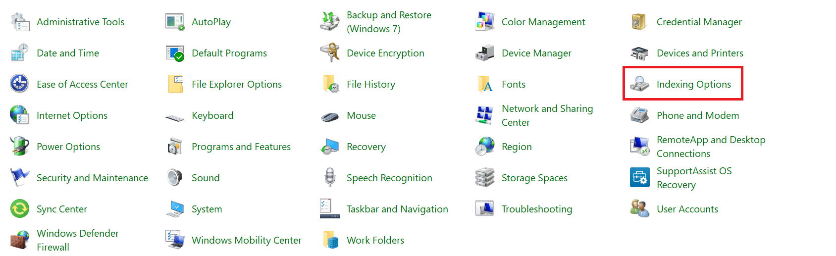 Choose Indexing Options from the list. How to Fix File Explorer Not Responding in Windows 10