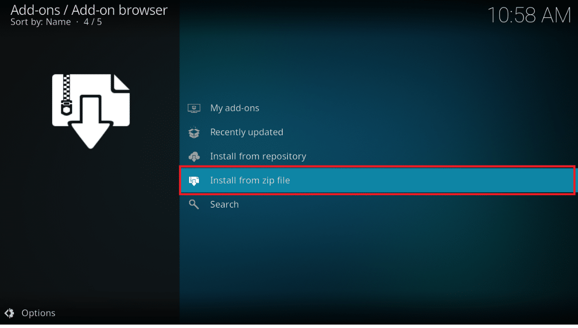 Choose Install from zip file. How to Play Steam Games from Kodi
