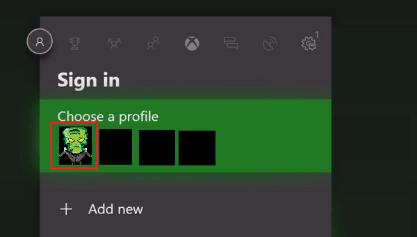 choose your desired profile to sign in Xbox | How to Perform Xbox Gamertag Recovery