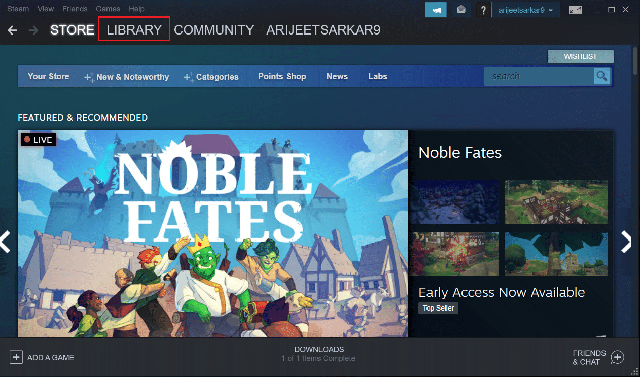 click on LIBRARY in the Steam window. How to Uninstall Steam Games