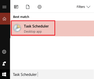 click on Task Scheduler
