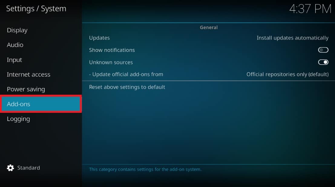 Click on Add ons on the left pane. How to Fix Kodi Keeps Crashing on Startup