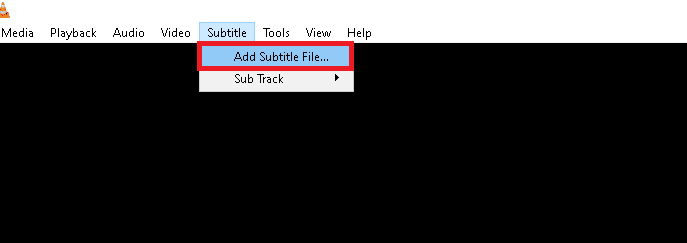 Click on Add Subtitle File... How to Add Subtitles to a Movie Permanently