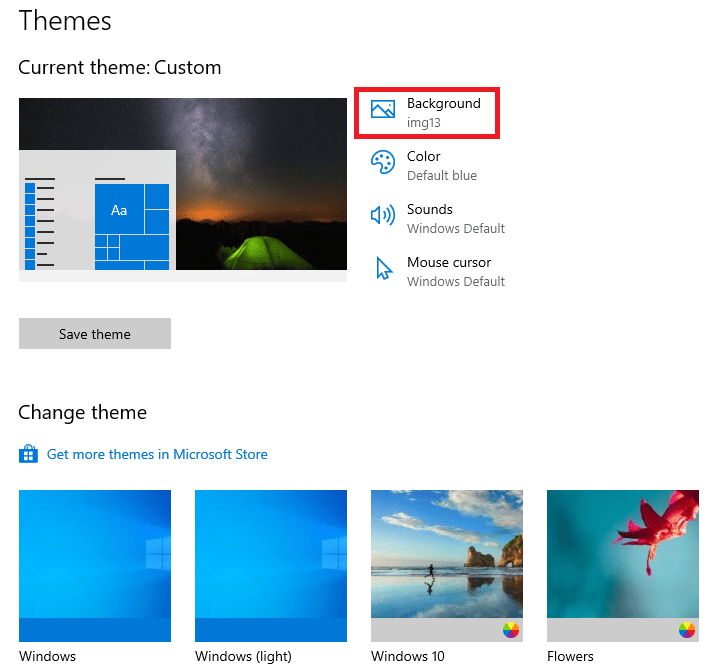 Click on background. Fix File Explorer Dark Theme Not Working on Windows 10