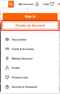 Click on Create an Account button.