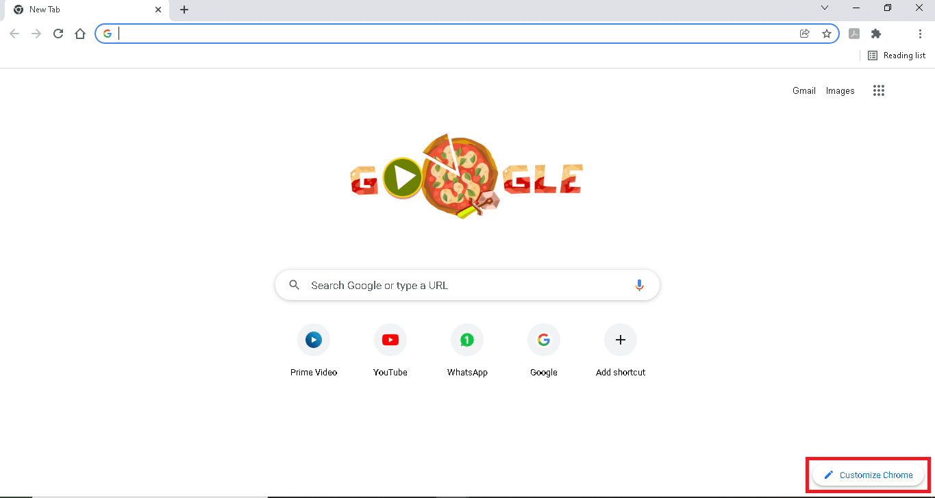 Click on Customize Chrome at the bottom right corner of the screen to change color and theme. How to remove Chrome themes