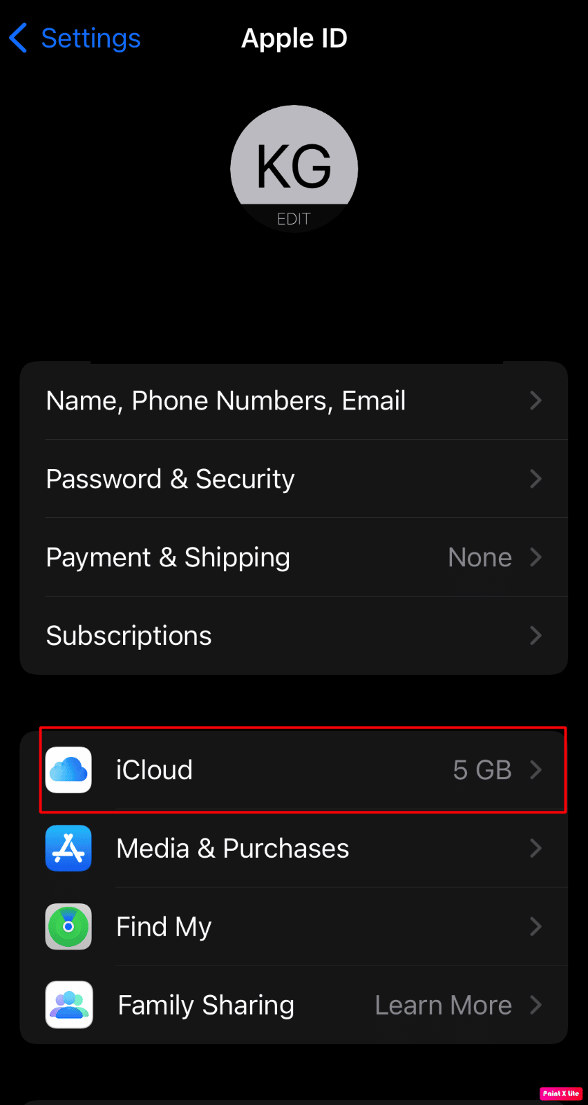 click on icloud icon | How to Fix All Contact Names Disappeared on iPhone