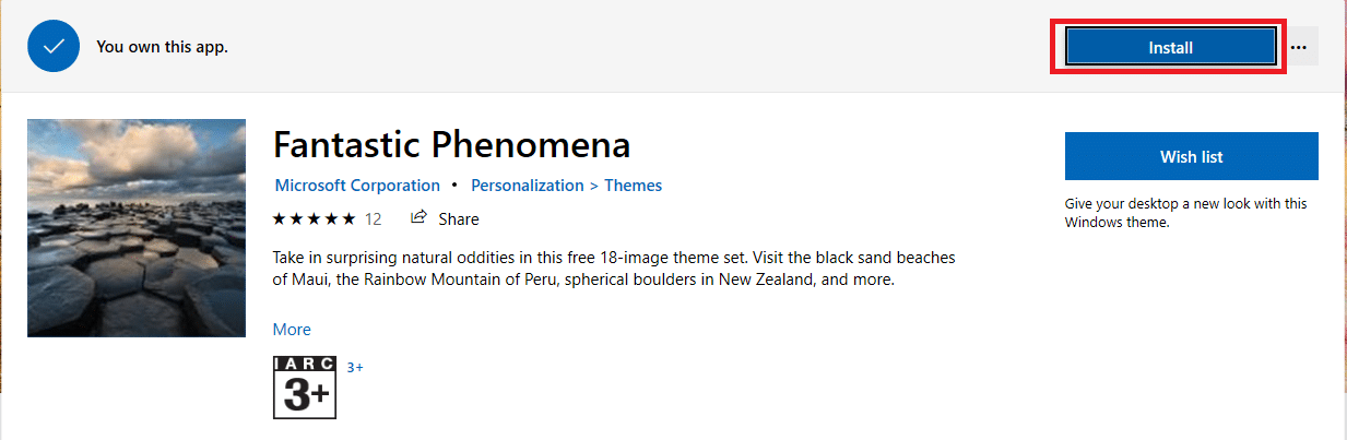 click on Install. How to Download Themes for Windows 10
