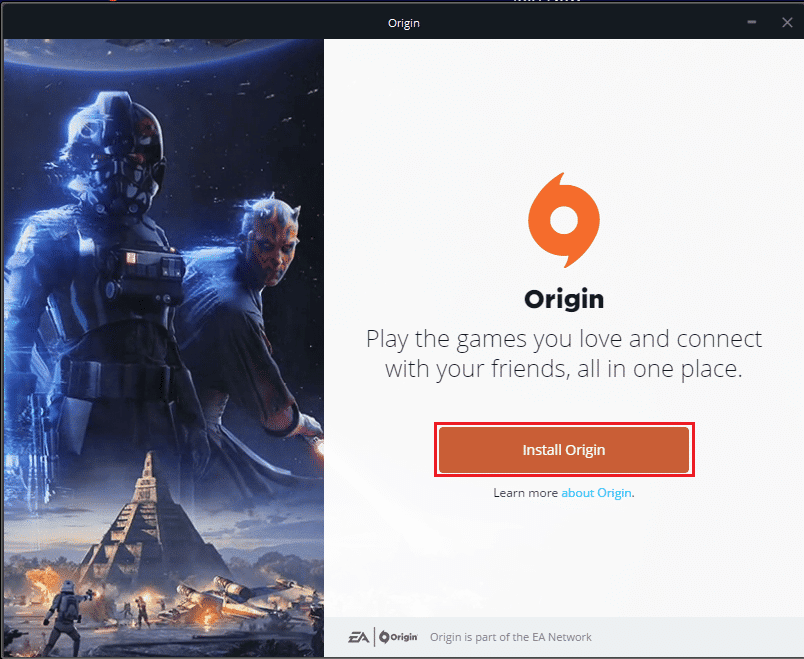 Click on Install Origin. Fix Error 523: Origin is Unreachable