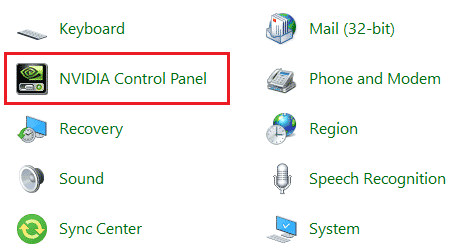 Click on NVIDIA Control Panel | Fix Arma 3 Referenced Memory Error in Windows 10