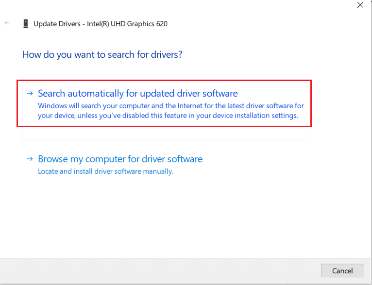 click on search automatically for driver update for display driver. Fix hkcmd high CPU usage