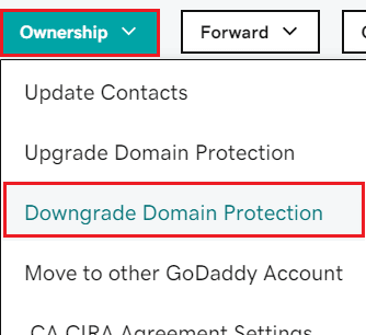 click on the Ownership tab - click on Downgrade Privacy Protection