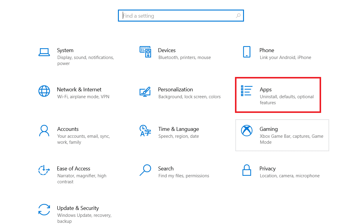 Click on the Apps option. How to Force Cortana to Use Chrome