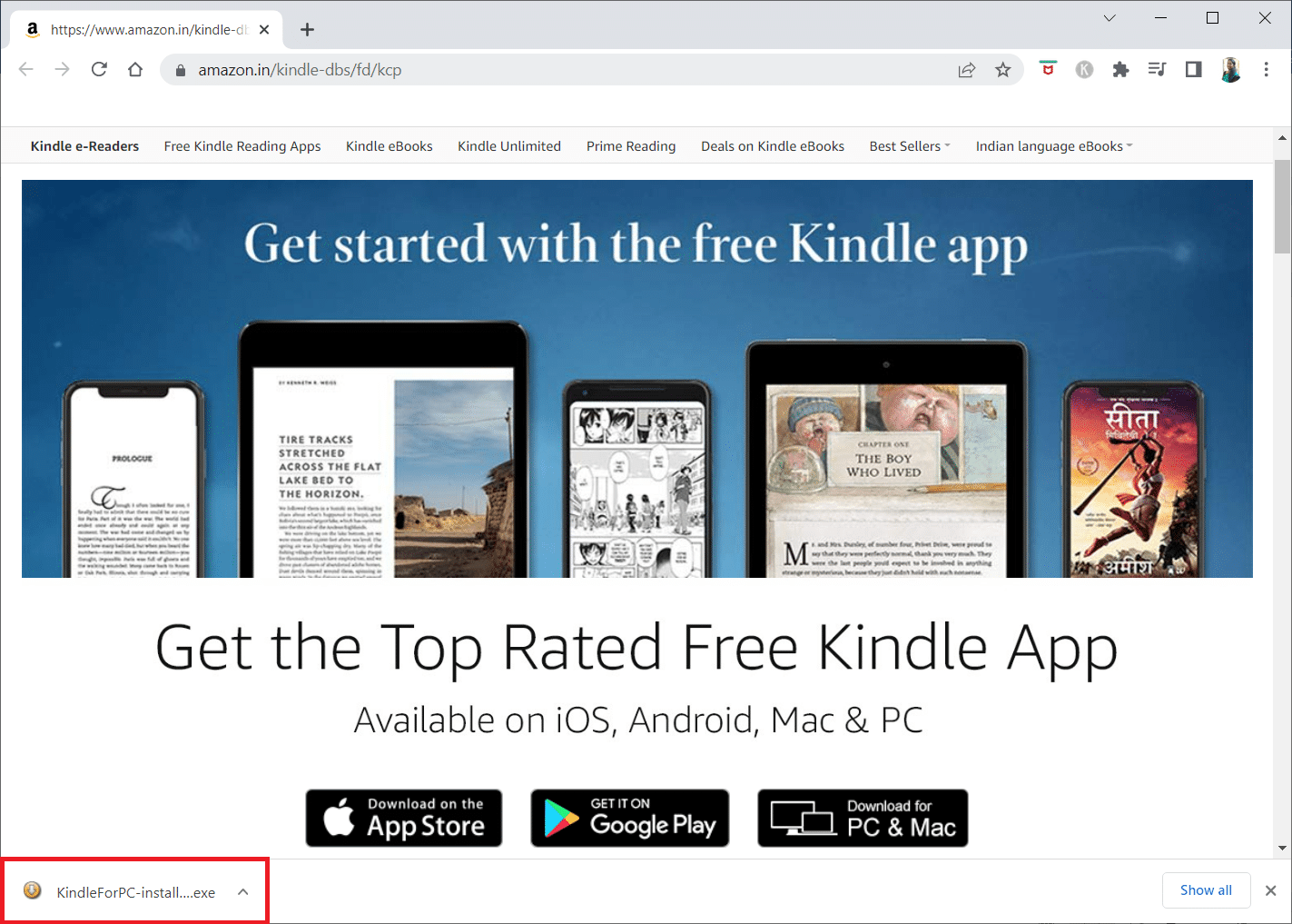 Click on the downloaded setup file to install the app. Fix Kindle Not Showing Up on PC