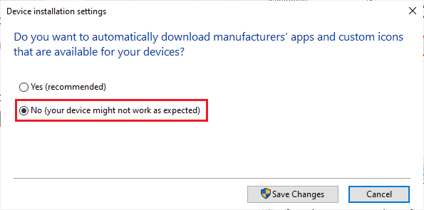 Click on the option No your device might not work as expected. Fix Front Audio Jack Not Working in Windows 10