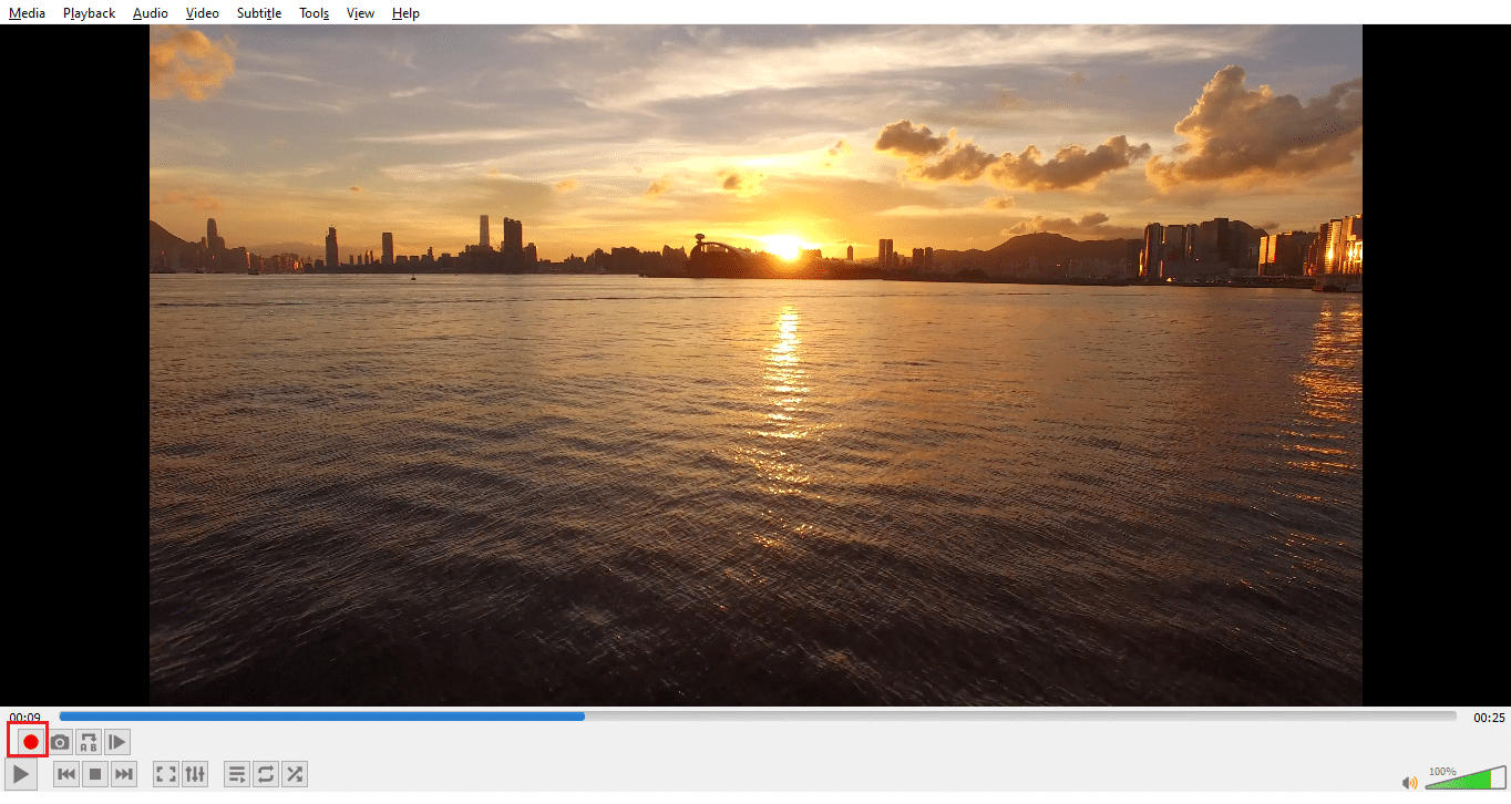 Click on the Record button once again to stop recording. How to Cut Video in Windows 10 using VLC Media Player