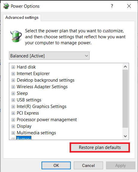 Click on the Restore plan defaults button at the bottom right. Fix Windows 10 Sleep Mode Not Working