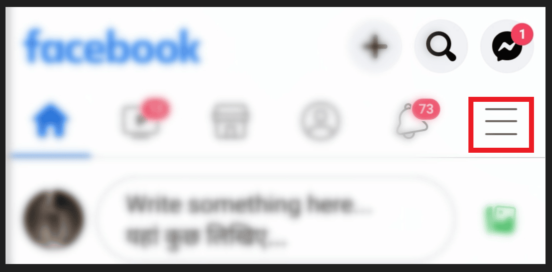 tap on hamburger icon. What determines people you may know on Facebook