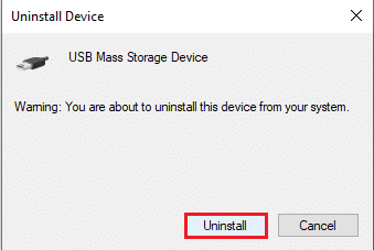 click on the Uninstall button. Fix Device Requires Further Installation on Windows 10