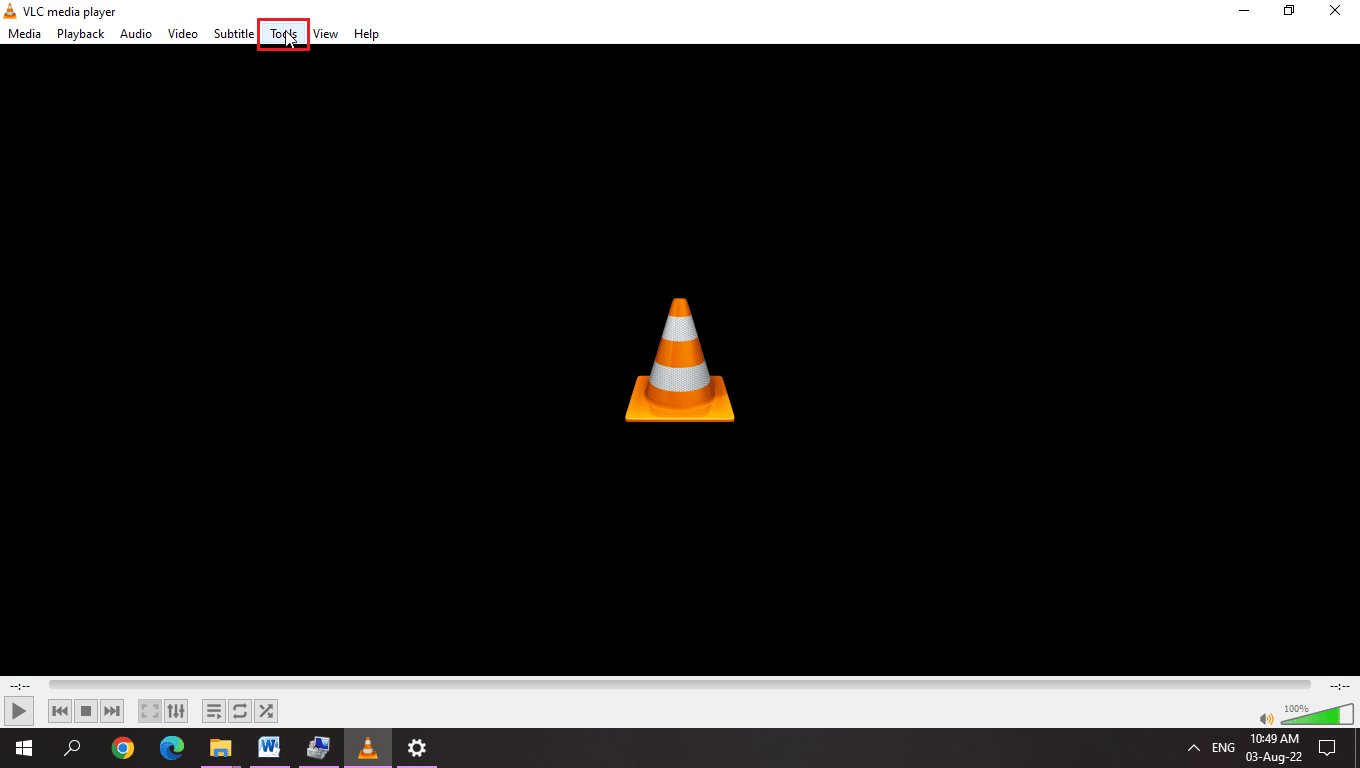 click on tools. Fix VLC Hotkeys and Shortcuts Not Working