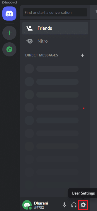 click on User Settings. Fix Discord Not Detecting mic