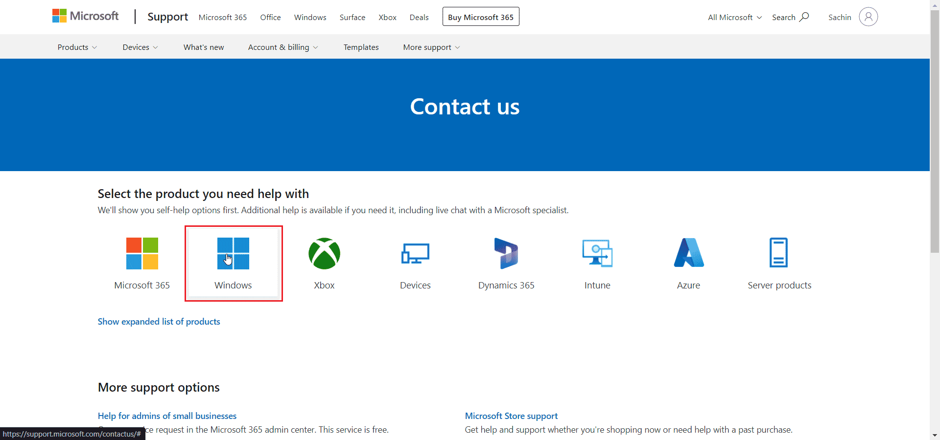 click on windows. Fix Microsoft Store Error Code 0xc03f300d