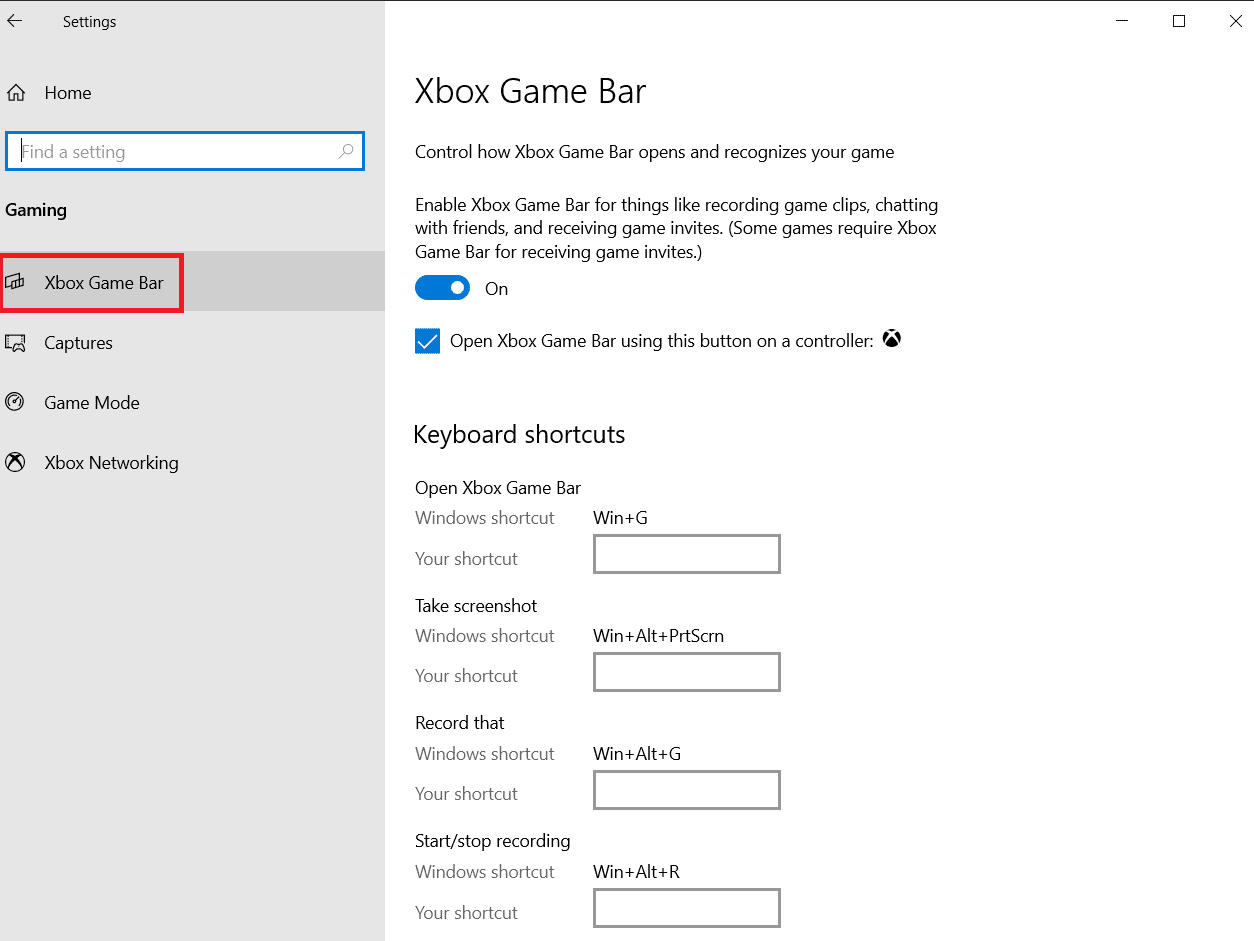 Click on Xbox Game Bar. How to Get Rid of MS Gaming Overlay Popup