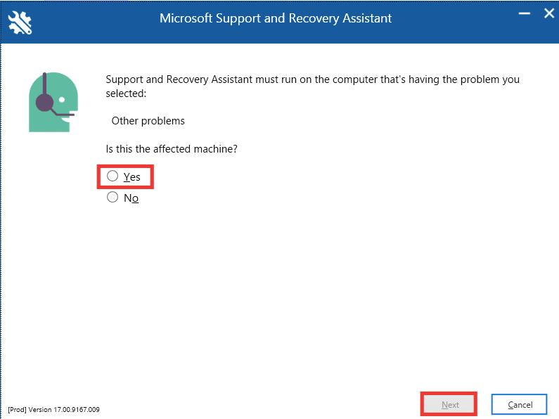 cliquez sur Oui et cliquez sur Suivant. 8 façons de réparer Outlook Ce n'est pas une erreur de nom de fichier valide