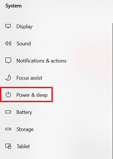 Click Power and Sleep in the left pane. How to Find Sleep Button on Windows 10