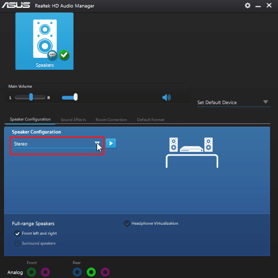 Speaker configuration. Fix SADES Headset Not Recognised by Windows 10 Problem
