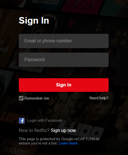 Click the link attached here and sign in to your Netflix account by using the login credentials.