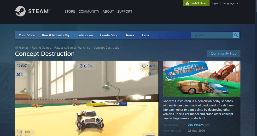 Concept Destruction. Is BeamNG Drive on Xbox