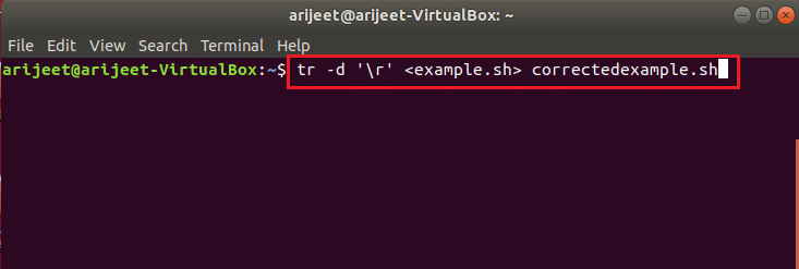 console command to remove windows line break. Fix Bash Syntax Error Near Unexpected Token