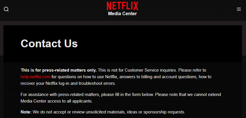Contact Netflix Support. How to Fix Netflix Error Code M7111-1101