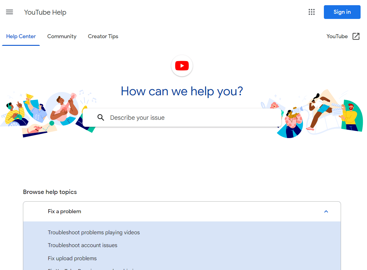 Contact YouTube Help | Cannot Login to YouTube