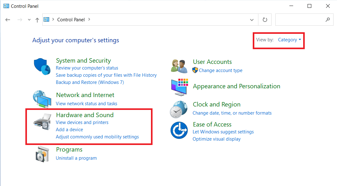 Select Hardware and Sound option in the Control Panel. How To Increase Volume Windows 10