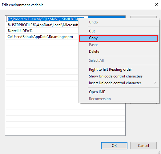 copy paths one by one. How to Fix The System Cannot Find the Path Specified in Windows 10