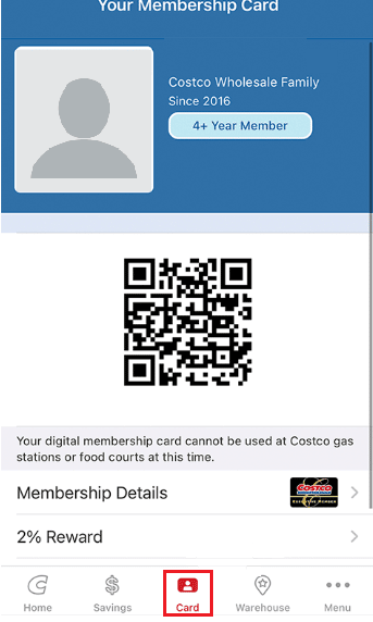 costco membership card
