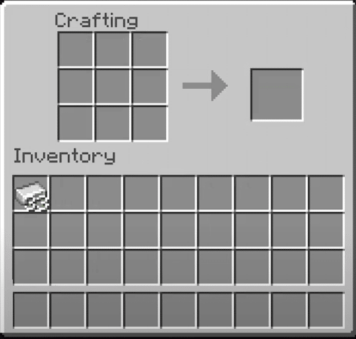 crafing grid 3x3 inventory
