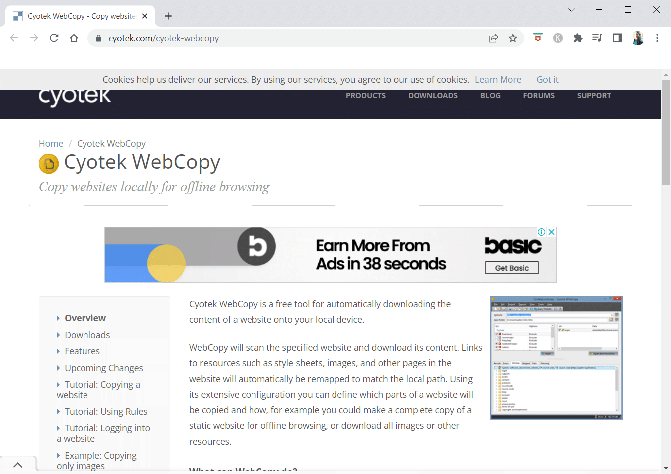 Cyotek Webcopy