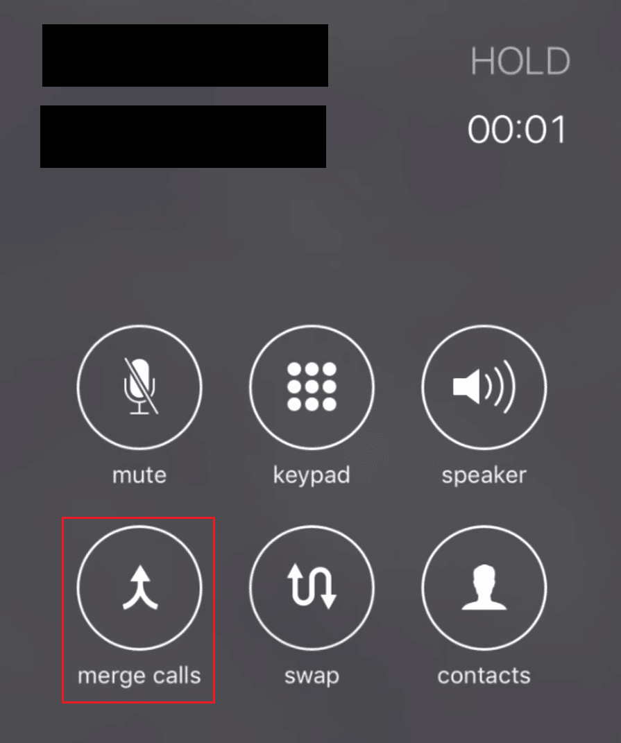 dial and place the call to the second number - tap on the merge calls icon | how do you deal with prank calls