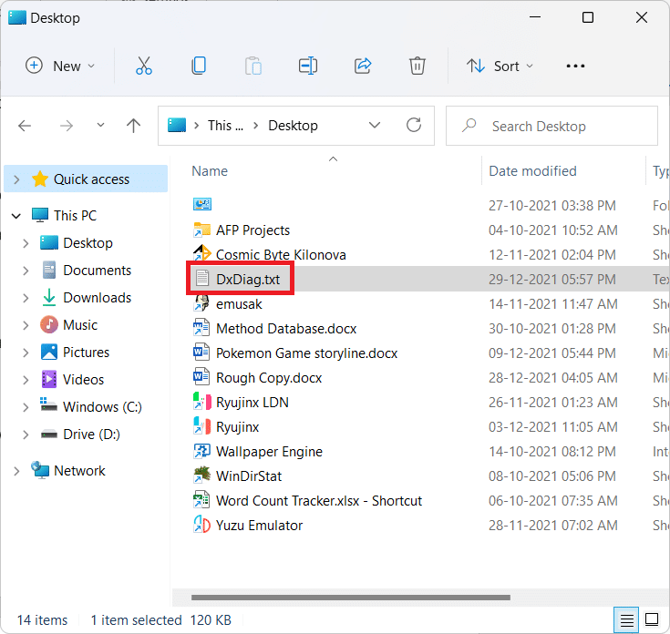 DirectX-Diagnosebericht im Datei-Explorer. So verwenden Sie den Fernseher als Monitor für einen Windows 11-PC