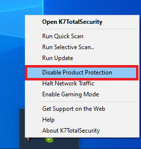 Disable Antivirus software. Fix Full Screen Not Working on Windows 10