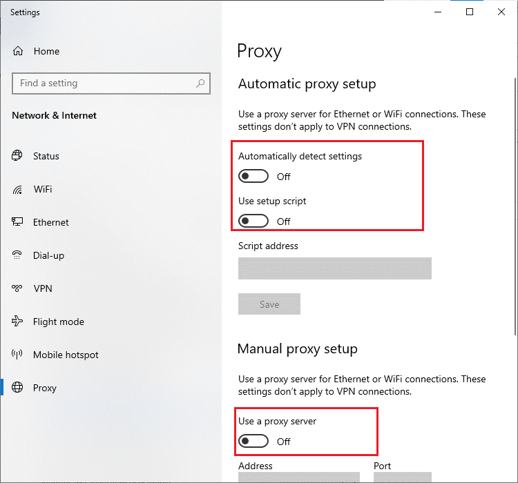 Disable Proxy servers. Fix Cult of the Lamb Keeps Freezing or Crashing on PC