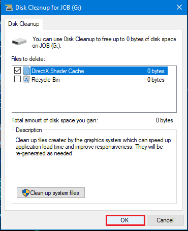 Disk Cleanup OK. How to Disable Shader Pre Caching in Steam